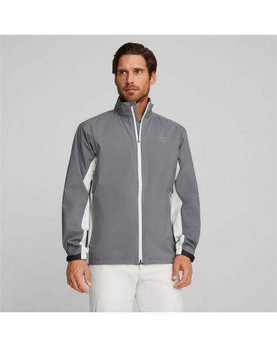 PUMA Drylbl Golf Rain Jacket - Grey