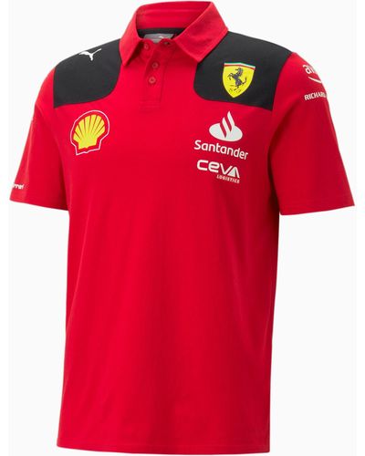 PUMA Polo Scuderia Ferrari 2023 Team - Rojo