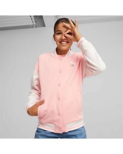 PUMA Classics Sweater Weather Jacke Kinder - Pink
