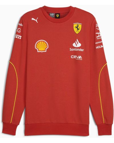 PUMA Scuderia Ferrari 2024 Replica Collection Team Sweatshirt - Red