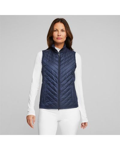 PUMA Frost Golf Quilted Vest - Blue