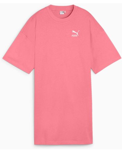 PUMA BETTER CLASSICS T-Shirt-Kleid - Pink