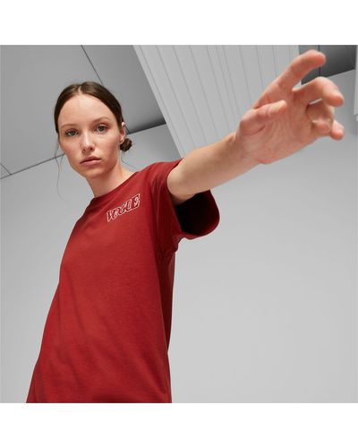 PUMA X VOGUE Relaxed T-Shirt Frauen - Rot