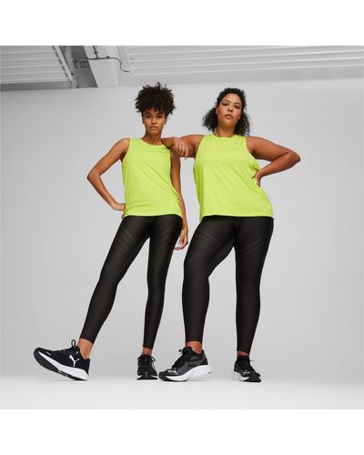 PUMA Legging De Running À Motif All-over Run Ultraform - Jaune