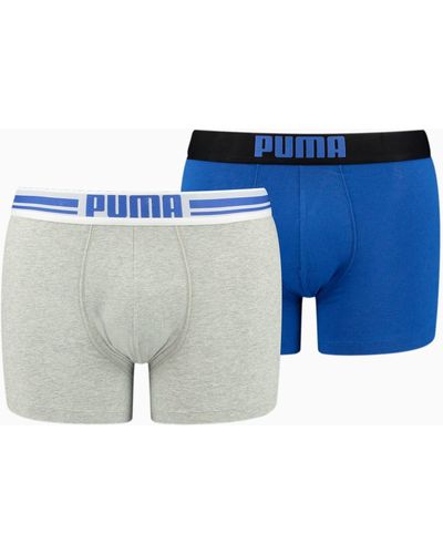 PUMA Placed Logo -Boxershorts 2er-Pack - Mehrfarbig