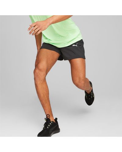 PUMA Shorts da running Run Favourite 5" in tessuto da - Verde