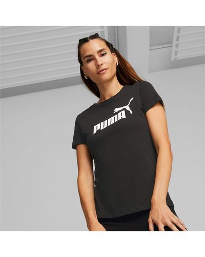 PUMA Essentials Logo T-Shirt - Schwarz