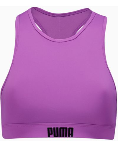 PUMA Swim Racerback Top - Purple