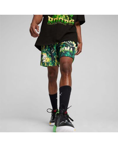 PUMA Shorts Hoops x 2K - Negro