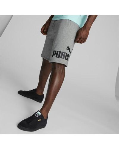 PUMA Logo '10" Shorts - Gray