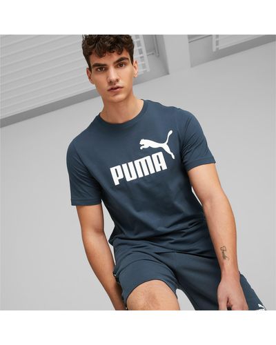PUMA Essentials Logo T-shirt - Blue