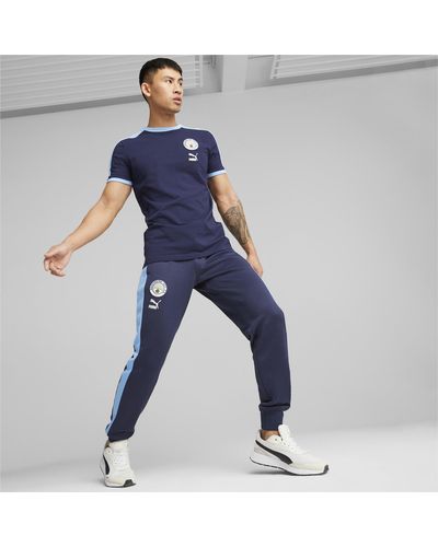 PUMA Pantalon De Survêtement T7 Ftblheritage Manchester City - Bleu