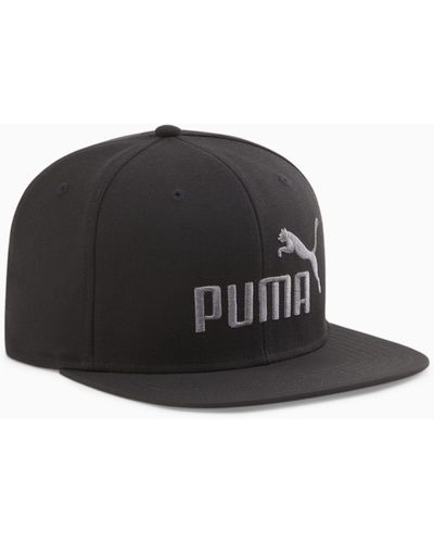 PUMA Essentials Cap mit flachem Schirm - Schwarz