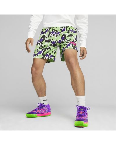 PUMA Melo X Toxic Basketbalshort - Groen