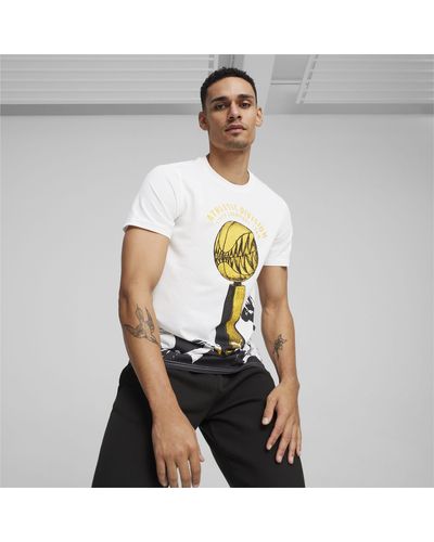 PUMA The Golden Ticket Basketbal-t-shirt - Wit