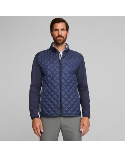 PUMA Golf Frost Quilted Jacket - Blue