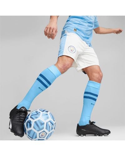 PUMA Shorts de Fútbol Manchester City - Azul