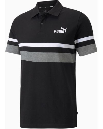 PUMA Polo Essentials Stripe - Negro
