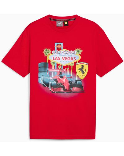 PUMA Scuderia Ferrari X Joshua Vides Tee - Red