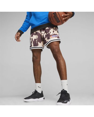 PUMA Clyde's Wardrobe Basketball Shorts - Blue