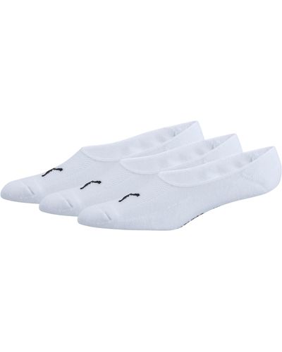 PUMA Liner Socks (3 Pairs) - White