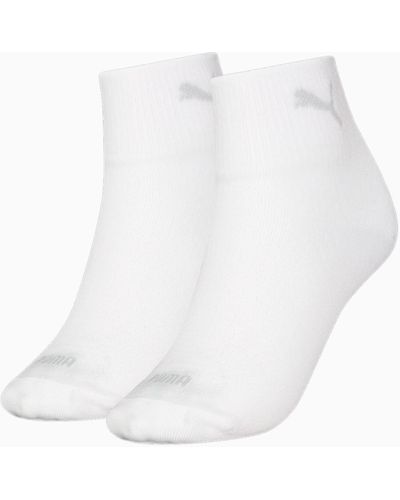 PUMA Quarter-Socken 2er-Pack - Weiß