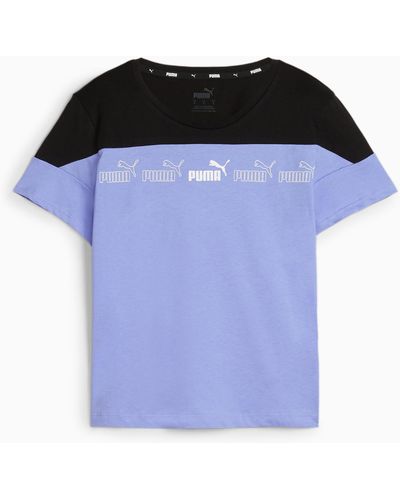 PUMA Around The Block T-shirt Voor - Blauw