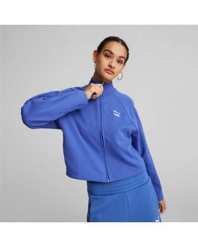 PUMA T7 Trainingsjacke für Frauen - Blau