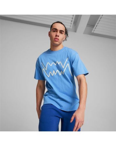 PUMA Jaws Core Basketball T-shirt - Blue
