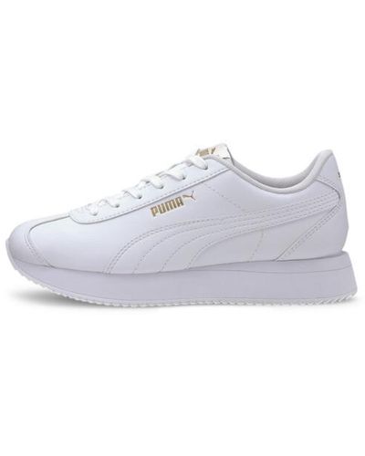 PUMA Turino Stacked Sneakers - White