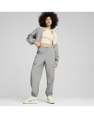 PUMA Dare To Relaxed Trousers Wv - Grey