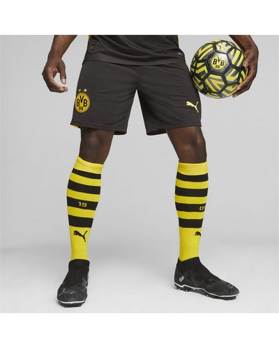 PUMA Borussia Dortmund Voetbalshort - Zwart