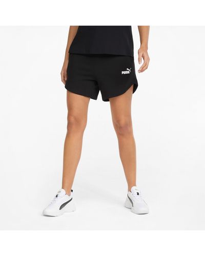 PUMA Shorts Essentials High Waist - Negro