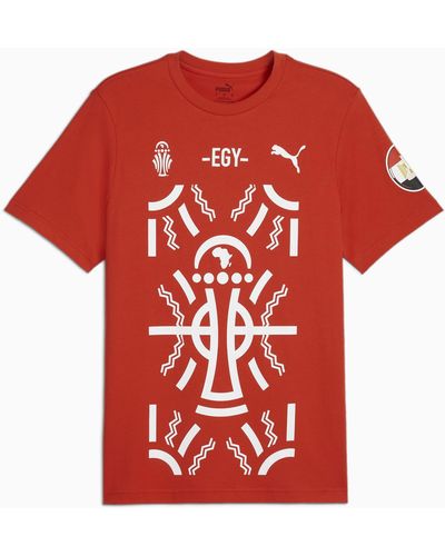 PUMA Egypt Totalenergies Caf Africa Cup Of Nations 2023 T-shirt - Rood