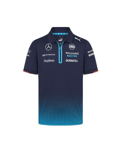 PUMA Williams Racing 2024 Team Polo Shirt - Blue