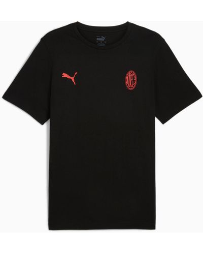 PUMA Ac Milan Ftblessentials T-shirt - Black