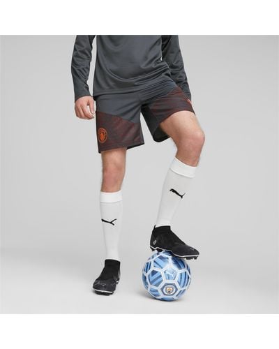 PUMA Manchester City Football Training Shorts - Grey