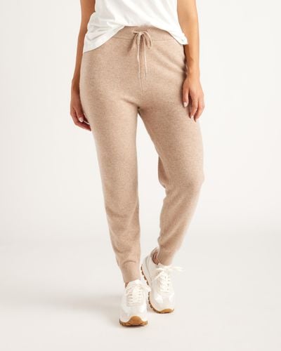 Quince Mongolian Cashmere Sweatpants in Gray