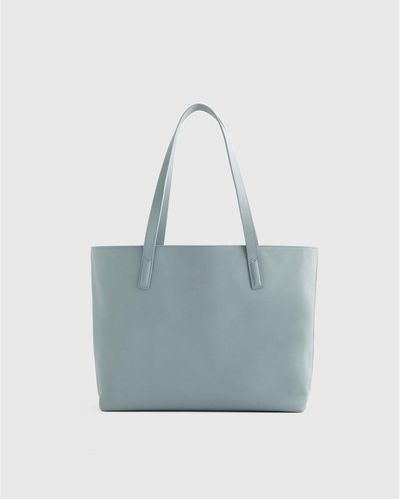 Quince Women's Classic Italian Leather Tote Bag