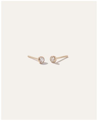 Quince 14K Gold Diamond Bezel Necklace