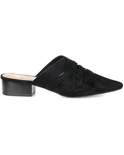 Journee Collection Kalida Mule Slides Sandals - Black
