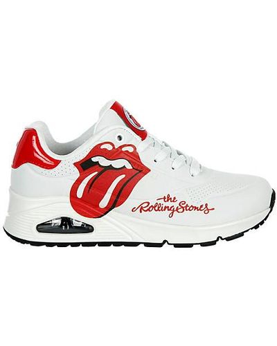 Skechers Rolling Stones Uno Sneaker - Red