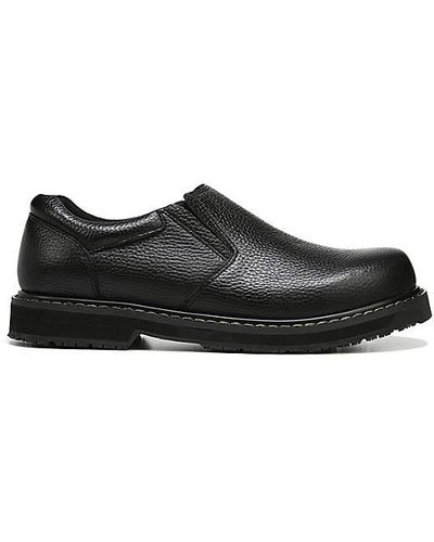 Dr. Scholls Winder Ii Slip Resistant Work Shoe Work Safety Shoes - Black