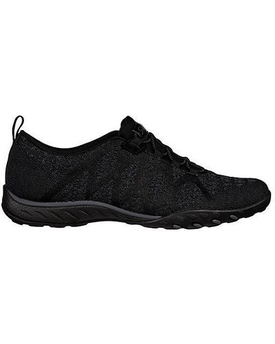 Skechers Breathe Easy Infi-Knity Slip On Sneaker - Black