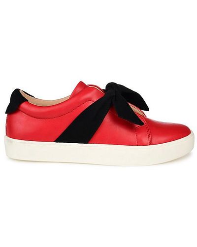 Journee Collection Ash Slip On Sneaker - Red