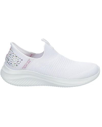Skechers Slip-Ins Ultra Flex 3.0 Running Shoe - White