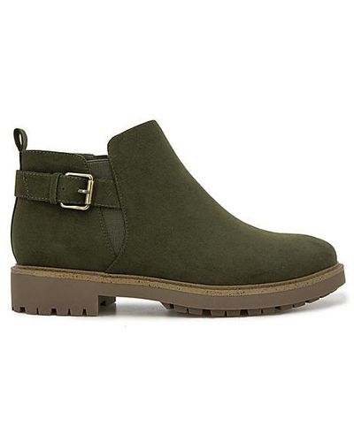 Esprit Women's Tylee Ankle Boot - Chelsea Bootie With V-Notch Cutouts & Chunky Heel - View #12