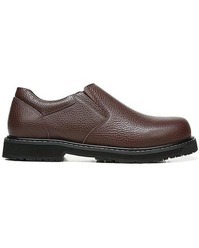 Dr. Scholls Winder Ii Slip Resistant Work Shoe Work Safety Shoes - Brown