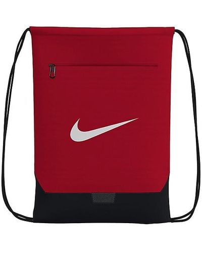 Nike Brasilia Drawstring Backpack - Red
