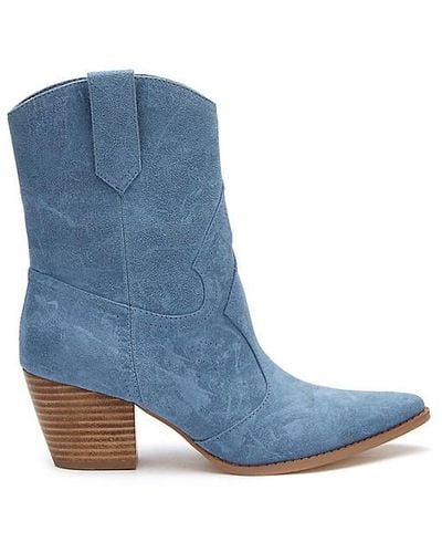 Coconuts Bambi Western Boot - Blue